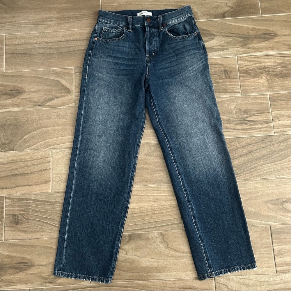 Level 99 Blue Straight Leg Jeans